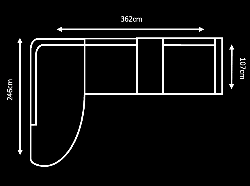 Hoekbank Eindhoven - Afbeelding 3